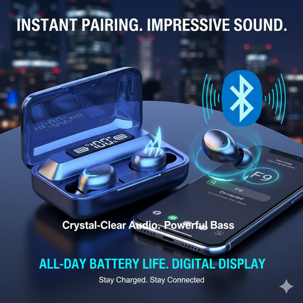 LumaBuds - Auriculares inalámbricos LED